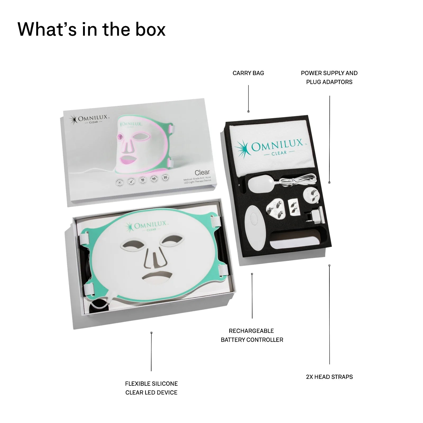 Omnilux Clear LED Face Mask