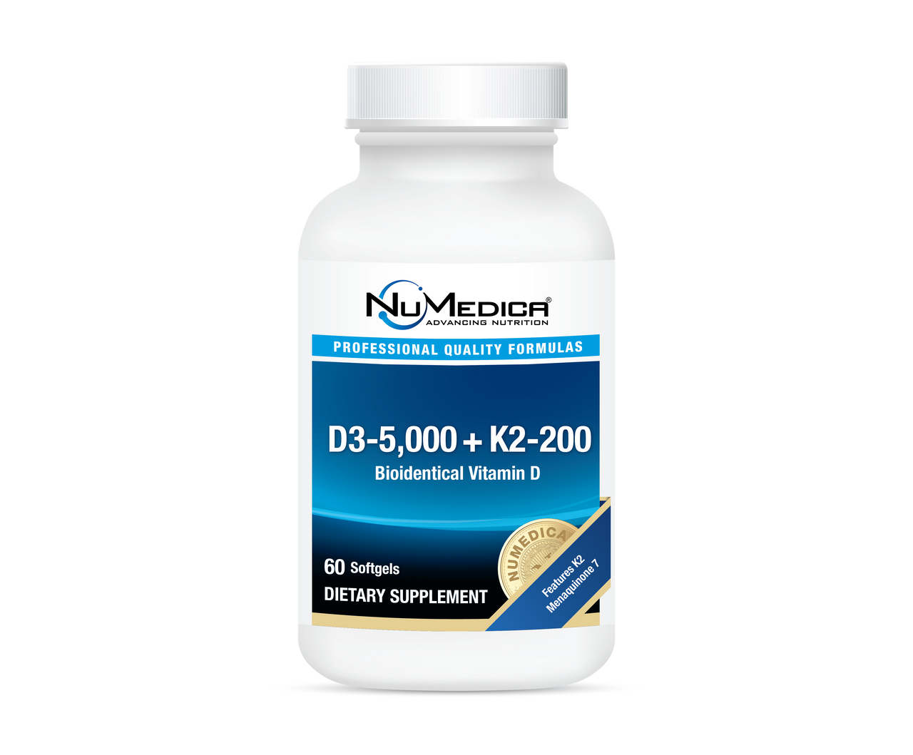 NuMedica D3-5000 +K2 200 60 ct